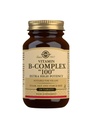 Solgar B-Complex 100 "- 100 tablet - Energetický metabolismus, kardiovaskulární zdraví, Podpora nervového systému - Non- GMO, Vegan, gluten zdarma - 100 Služeb