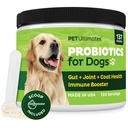 Pet Ultimates Probiotika pro psy - 22- Druh Psí Probiotika pro stravovací podporu a antibiotika Recovery - Kožní a coat dodatek, Vylepšení vitality - Dog Health Supplies (1 Pack)