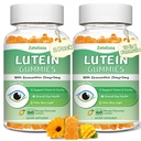 2 Pack Lutein Gummies 25mg, Cukr Volný Lutein Zeaxanthin doplňky Gummies, Doplněk pro oční zdraví pro dospělé, Oční vitaminy Lutein pro Vizi a Modré světelné ochrany, Mango Flavor, 120 Počet