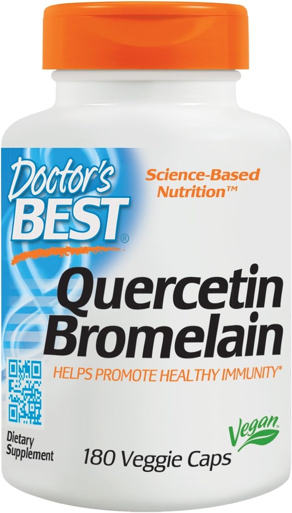 Lékařská nejlepší Quercetin / Bromelain Kapsle, 180 Počet