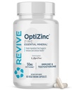 Revive MD Zinek Minerální dodatek pro muže a ženy - Podporuje imunitu a buněčné zdraví s 50mg OptiZinek - Antioxidant a imunitní podpora - 60 Kapsle