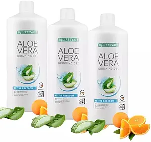 LR Lifetakt Aloe Vera Pití Gel Active Freedom Health Care Ženy muži pít každý den přírodní ošetření Sada 3-1000 ml. / 33.3 fl.oz