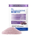 L-ARGINININE PRO dodatek prášek 124; 30 Packets Single Serve Travel Size 124; 5,500mg L-argininu Plus 1,100mg L-Citruline, Grape