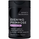 Sports Research Evening Primrose dodatek od Cold Pressed Oil - Softbels for Women 's Health & Skin Health - Gluten Free & Non-GMO GLA - High Potency 1300mg, 30 Count