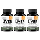 Sandhu je vyčištění jater Detox & Opravy Podpora 124; 70 Kapsle (Balení 3) 124; Bylinný doplněk pro zdraví jater 124; Mléko Thistle Dandelion Root Andrographis s 8 Minerály