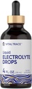 Carlyle Electrolyte Drops 4 fl oz cr124; Hydration Liquid Supplement for Drinks Cr124; Vegan Formule Cr124; Keto- Friendly, Non- GMO, gluten zdarma