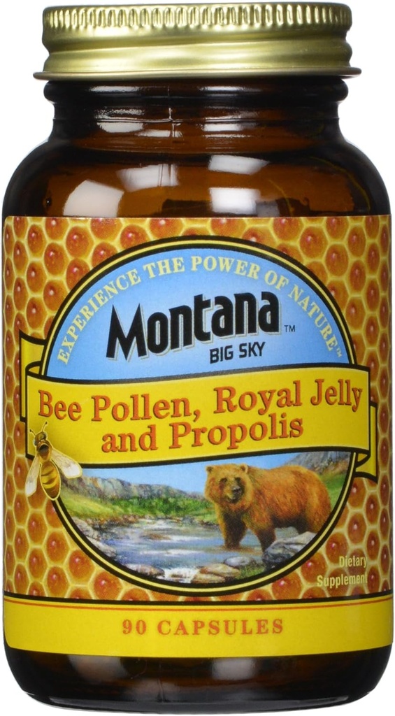 Bee Pollen Royal Jelly a Propolis Kapsle, 90 Počet (balení po 12)