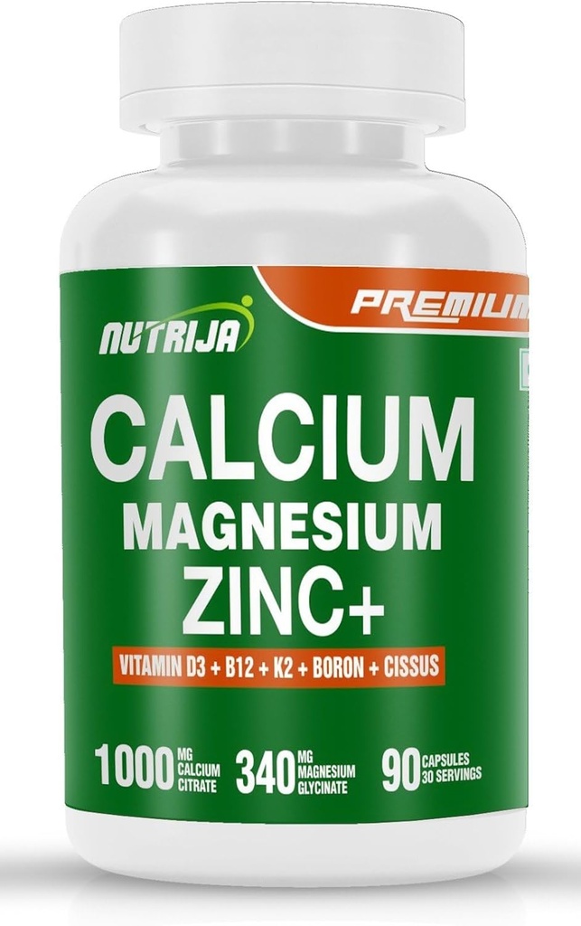 hořčík zinečnatý s vitaminem D3, boronem, K2 & B12 (90 tobolek)