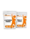 BulkSupplements L-glutamin 500g + BCAA 2: 1: 1 500g Bundle