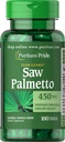 Puritan 's Pride Saw Palmetto 450 mg 100 tobolek