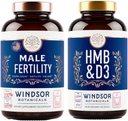 WINDSOR BOTANICALS HMB s vitamínem D3 a vápníkem a mužskou podporou plodnosti