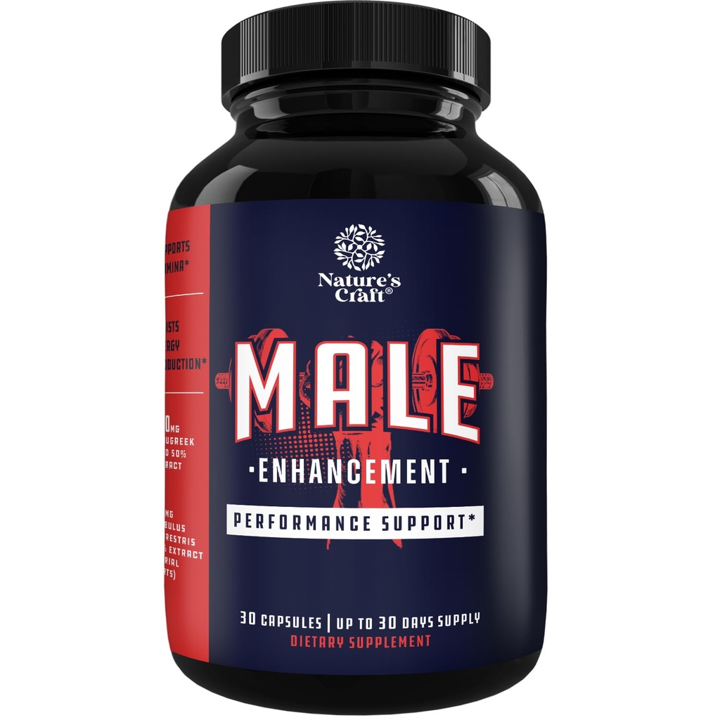 Přírodní Halal Muž Vylepšení dodatek pro zvýšenou energii a pohon s čistou Maca Root Fenugreek Extract a Tongkat Ali Powder Nejlepší Stamina Booster