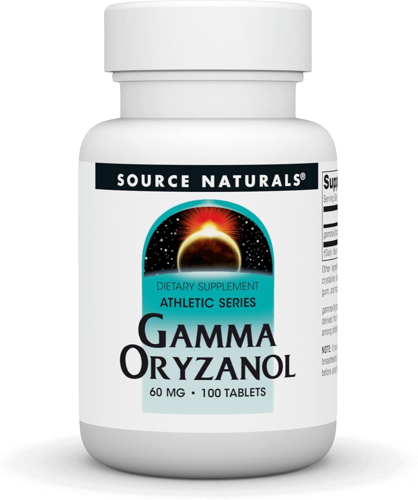 Zdroj Naturals Gamma Oryzanol 60 mg - atletický dodatek k dietě série - 100 tablet