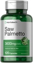 Horbäach Saw Palmetto Extract 124; 120 Kapsle 124; Non- GMO a gluten Free Formule 124; z Saw Palmetto Berries