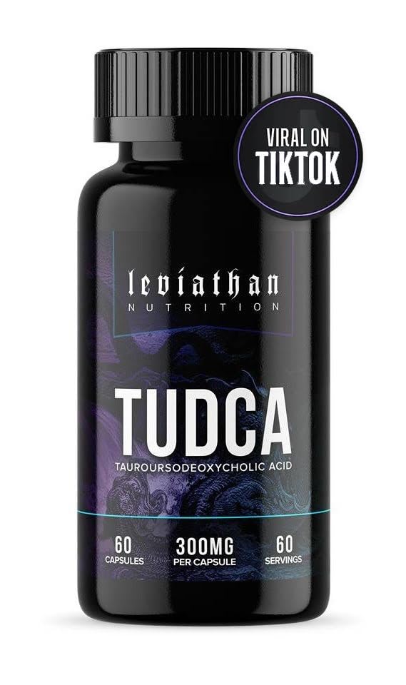 Leviatan Nutrition TUDCA Bile Salts 300mg - Tudca (Tauroursodeoxycholic acid) Dodatek 60 Kapsle