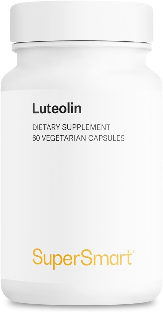 Supersmart - Luteolin 100mg za den (80% Flavonoid) - Mozek, paměť a nervová podpora Supplementary 124; Non- GMO & gluten zdarma - 60 Vegetariánské kapsle