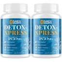 Canna Cleanse, Vyčištění jater Detox & opravy Žvýkací tablety, Mléčné Thistle dodatek, Fast- působící tělo Detox pro ženy & Muži, Toxin Flush pro játra, Ledviny, Digestion & Metabolismus, 120 Tablety