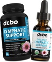 Lymfatické odsávání doplňky Pills & Drops - Organic Lymfatic Support Liquid Drops Cleanse, Lymfatické System Supplement for Nodes Legs & Neck - Lymfatické Node Detox Detox System Draining