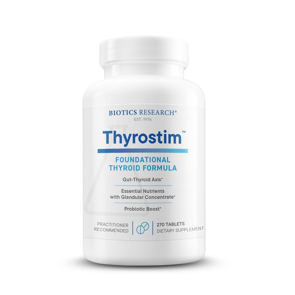 Biotics Research Thyrostim ™ -Endokrinní a štítná žláza Podpora žen & Men- Doplněk bilance Thyroid Hormony, Podporuje štítné žlázy Gland, zvýšení metabolismu, pomoc trávení a nervový systém- 270 Tablety
