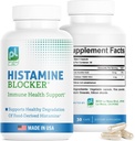 DAO doplňky Histamine Block - Advanced DAO Enzyme Formule a vitamín C pro Histamin Digest & Intolerance Podpora - Diamin Oxidase DAO Dodatek, 30 Kapsle