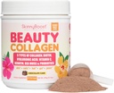 Krása Kolagen Powder-5 Typy hydrolyzované kolagen, Moss moře, Biotin, Keratin, Hyaluronic acid, Vitamin C a Probiotics- Vlasy, Kůže, Nails- Všechny přírodní, Vyrobeno v USA-45 Služe- Čokoláda