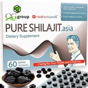 Natural Pure Shilajit Tablety Analog Raw Resin Mumiyo Dry Kaps 60 Tablet - 200mg 100% Himalájský dodatek s 85 + stopové minerály pro energii a metabolismus, Imunitní podpora - Ideální pro muže a ženy