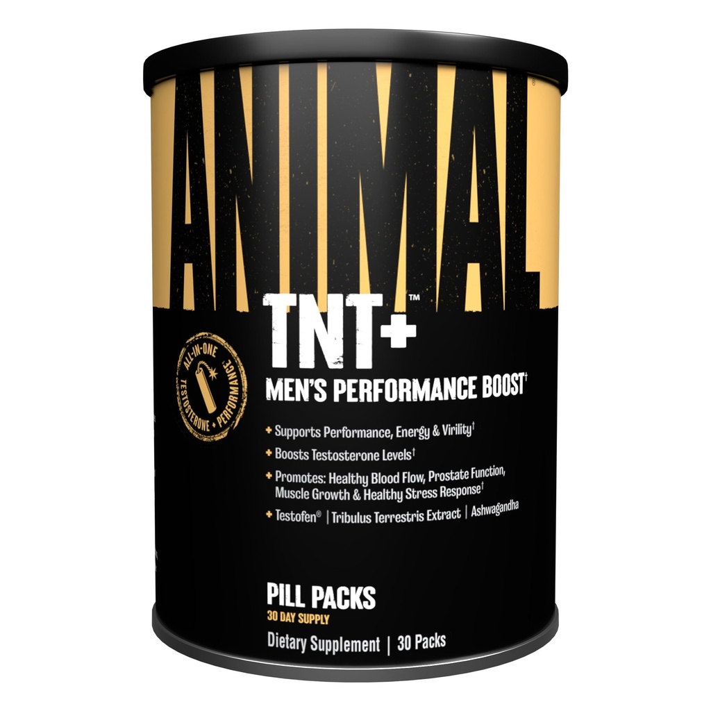 Animal TNT + - Mens Support, Prostate Support, Adaptogen & Stress Support, Oxid dusičný