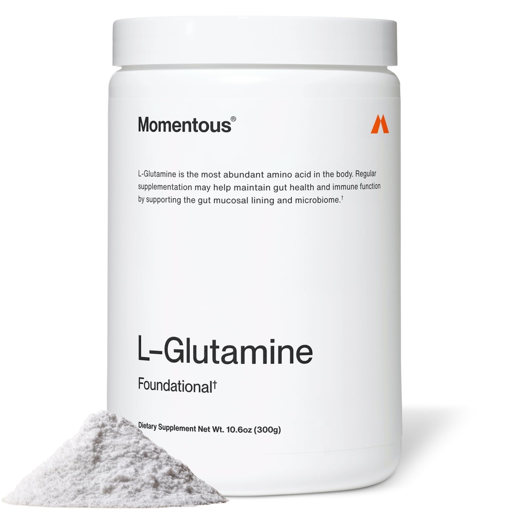 Momentous L- glutamin Powder - NSF Certified for Sport - 60 Služeb