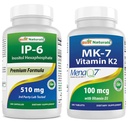 Nejlepší Naturals IP- 6 510 mg & Vitamin K2 (MK7) s D3