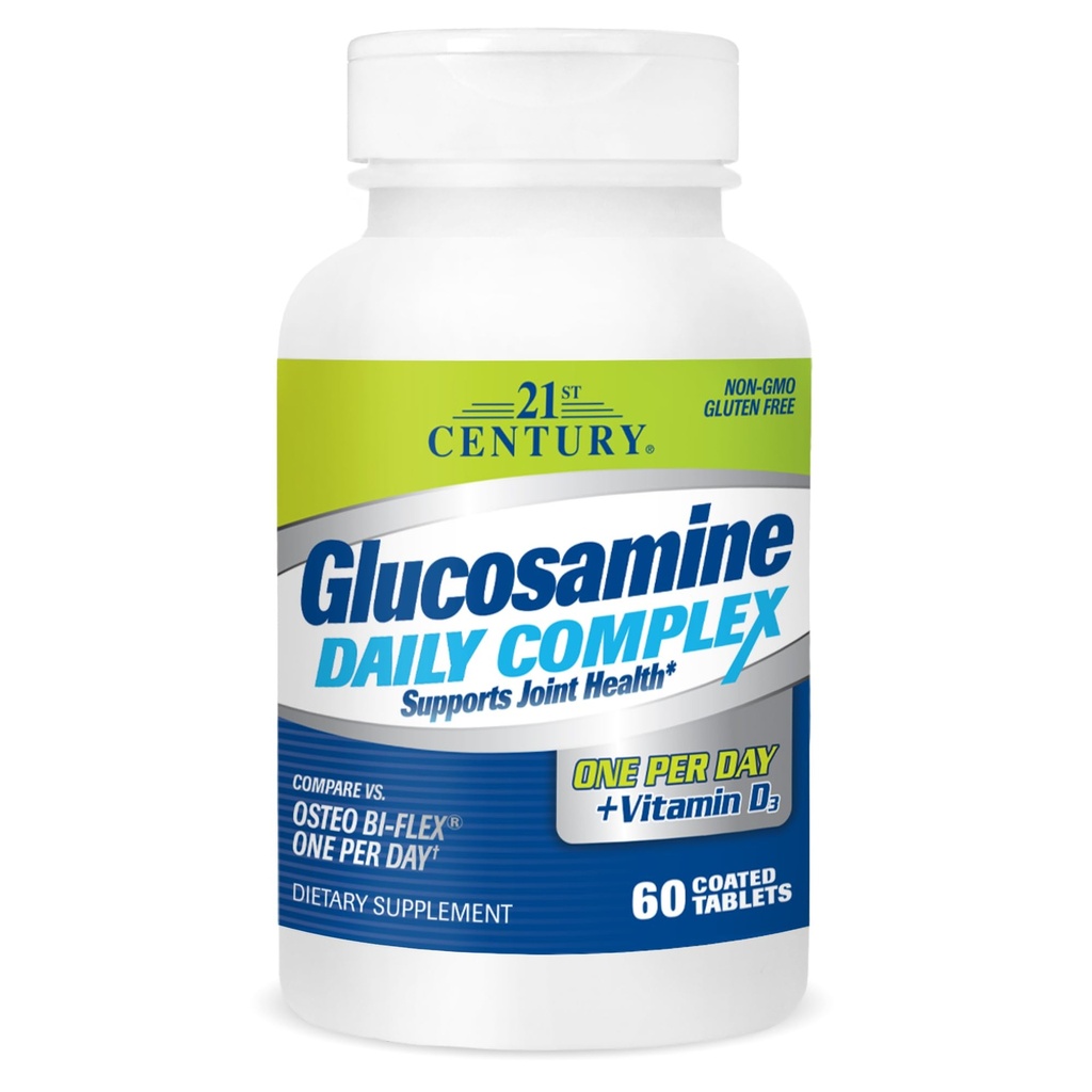21. Století Glucosamine Daily Complex Plus D tablety, 60 Počet (27708)