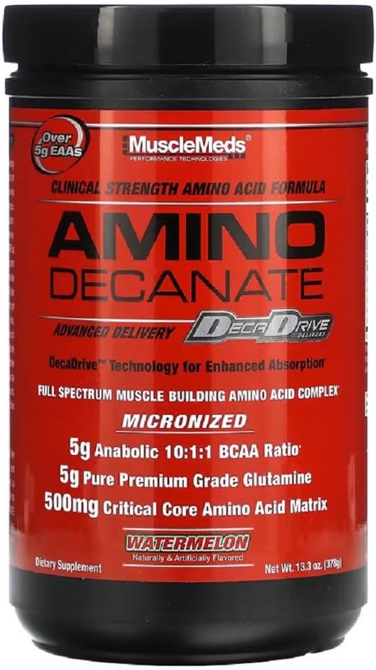 Muscle Meds Amino Dekanát, Meloun, 13.3 Oz