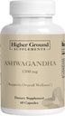 Ashwagandha s černým pepřem crust 124; Bylinný doplněk pro stres relief, Mood Enhancement, imunitní systém, kognitivní funkce, Hormon Regulation crust 124; Cholesterol Levels crust 124; Non- GMO crust 124; Gluten- Free cruptules 124; 60 Kapsle
