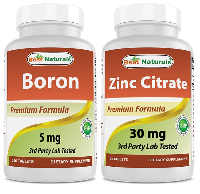 Boron 5 mg & zinek Citrát 30 mg