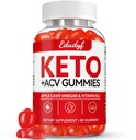 Keto ACV Gummies - 60 hrabě gluten- Free, želatin- Free Apple Cider Ocet Gummies s B12 pro Keto podporu, Vegetariánské, Unikátní příchuť, Pohodlné láhev dodatek pro muže a ženy