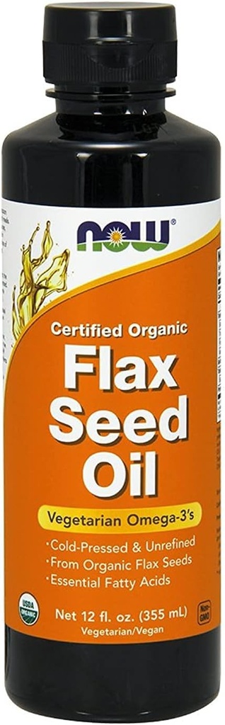 Flax Seed Oil 12 Oz (Certified Organic Non GE) - TEĎ Potraviny