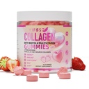 Kolagen Peptid Gummies pro ženy, 120 Sugar- Free Hydrolyzed, Extra síla 2500mg protein typu I, II, III, V, X s 15000mcg Biotin a vitamin A B6 B12 C D E pro vlasový kožní hřebík