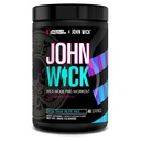 Jacked Factory X John Wick - Wick Mode Pre Workout Powder - Intenzivní energie, Battle-Ready Focus, nezastavitelný závazek, a Sheer Will - 40 Služeb, Baba Yaga Blue Raz