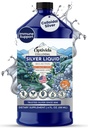 Optivida Zdravotní koloidní stříbrné tekuté (32 oz) - Premium Nano stříbrné koloidní dodatek pro denní wellness & imunitní podporu, přírodní tekutý stříbrný hydrosol pro dospělé a děti, non-GMO, gluten- zdarma
