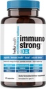 Denní doplněk imunitní podpory Imunostrong 10- in-1 Imunity Vitamíny s imunitním posilovačem Oregano, Olive Leaf, Soothing Antioxidant Omega 3, Kurkumin a zinek Vitamíny pro dospělé a děti -60 ct