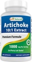 Nejlepší Naturals Artichode Extract 1000 mg Per Servin- 3. strana Lab Tested - 180 Kapsle