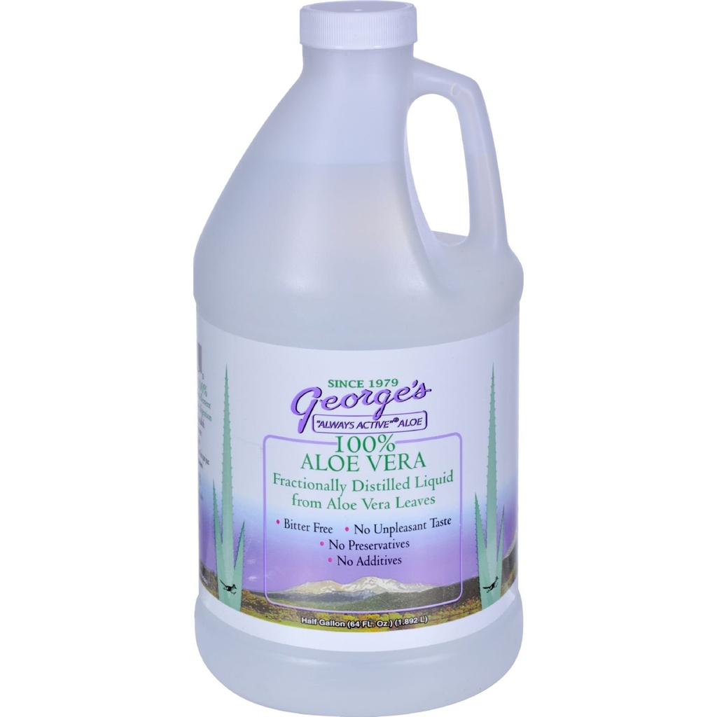 Aloe Vera Liquids Drink 64 oz George 's Always Aloe 64 Fl Oz (balení po 1)