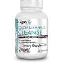 Organixx Lymfatické & Colon Cleanse dodatek, 250 milionů CFU Probiotika pro Gut zdraví, stravitelné & Lymfatické podpory, gluten zdarma, non GMO, 60 Vegetariánské kapsle