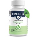 Freedavite Tiny Tablet - Střední Multivitamin pro muže a ženy - Vitamin A, C, D, E, B1, B2, B6, B12, Biotin, vápník, zinek, železo, hořčík, mangan, měď, selen, jód - 100 Počet