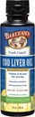 Barlean je Cod jaterní olej tekutý dodatek, Omega 3 Rybí olej s 900mg EPA a DHA Plus vitamin D, doplňky pro kloub, mozek, a srdeční podporu, Lemonade Flavor, 8 oz