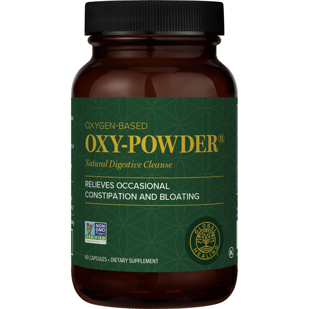Globální hojení Oxy- Powder Colon Cleanse, Zácpa Relief pro ženy a muže, oxid hořečnatý Colon Cleanser & Detox pro hubnutí, Gut Cleanse Detox pro ženy a muže