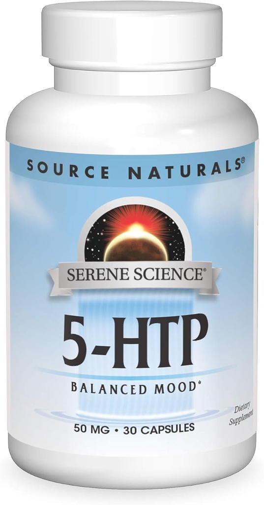 Zdroj Naturals Serene Science 5-HTP, 50mg - 30 Kapsle