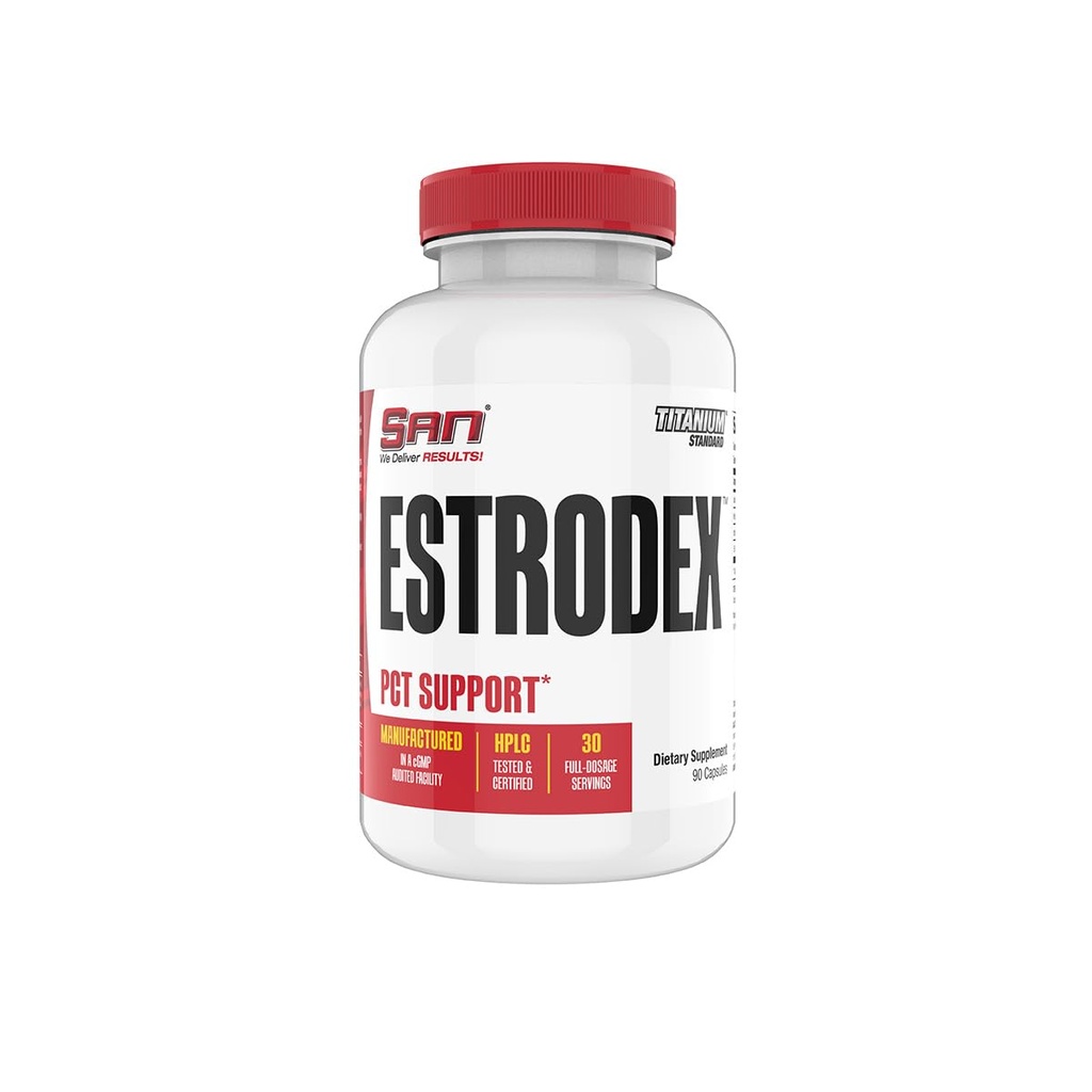 SAN 's Estrodex - Estrogen Blocker & Aromatase Inhibitor - Muži Hormon Balance & Fitness Booster Dodatek - Indole- 3-Carbinol, Plus CDG & Nettle Root pro Mens Health - Gluten- Free - 90 Kapsle.