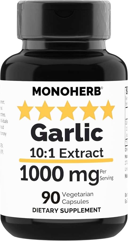 Česnek MONOHERB Extrakt 1000 mg - 90 Vegetariánských tobolek