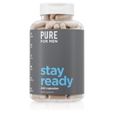 Pure for Men Original Cleanency Stay Ready Fiber Supplementary 124; Helps Promote Digestive Regularity IR 124; Psyllium Husk, Aloe Vera, Chia Seeds, Flaxseed IR 124; Proprietární vzorec 124; 240 Veganové kapsle